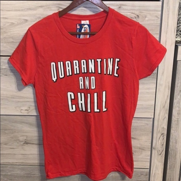 Quarantine and Chill tee/ graphic tee - Picture 1 of 4